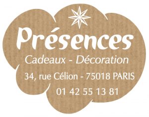 étiquette cadeau décoration E1052