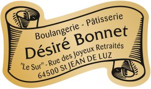 Étiquette boulanger pâtissier E1204-2