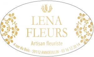 Étiquette fleuriste E234-4