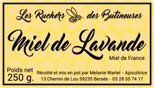 Étiquette apiculteur E138