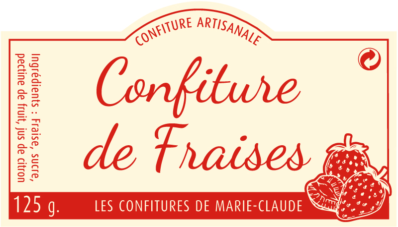 Etiquette confiture E648