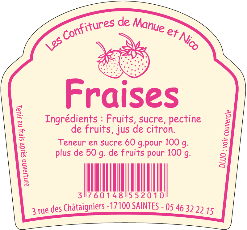 Giloty Etiquettes Autocollantes, 500PCS 5CM Étiquettes à Confiture