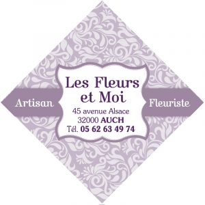 Étiquette fleuriste E786-6Q