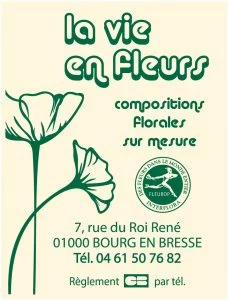 étiquette fleuriste E1212