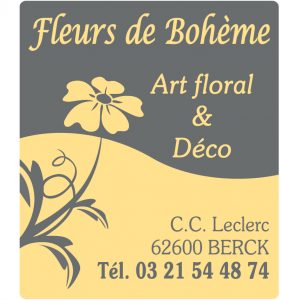 étiquette fleuriste E1261