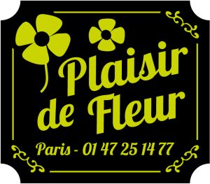 Etiquette adhésive fleuriste E1535