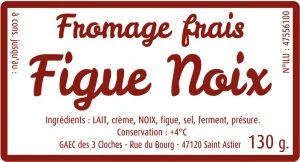 Etiquette fromage E1297 - Rubaco Etiquettes personnalisées