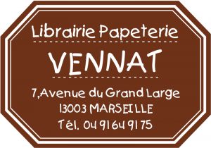 étiquette librairie papeterie E183