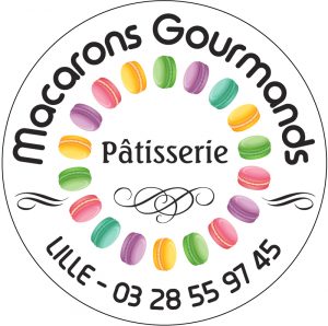 Étiquette adhésive pâtisserie E1538-2Q