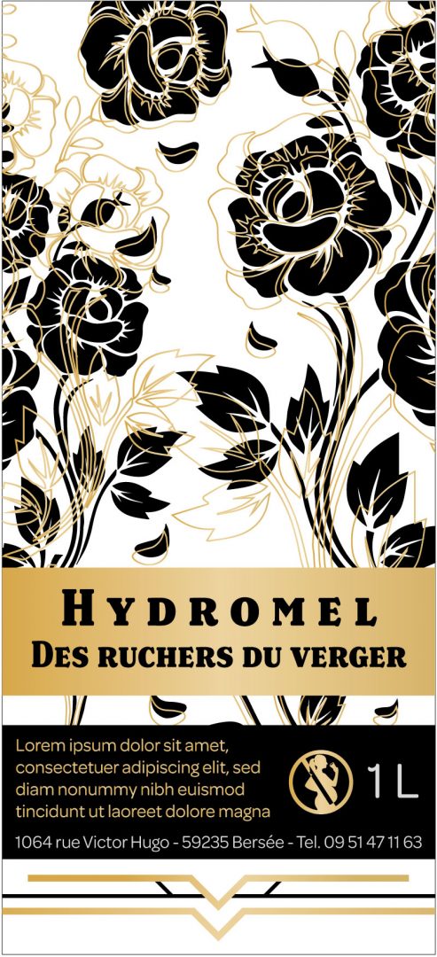 Étiquette adhésive apiculteur E1548