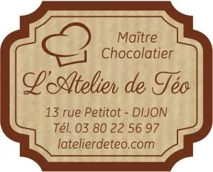 étiquette adhésive boulanger chocolatier E1989