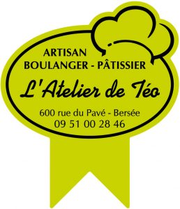 étiquette adhésive boulanger pâtissier E2051