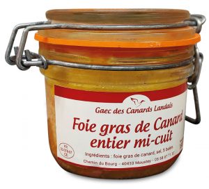 étiquette adhésive foie gras E455-2