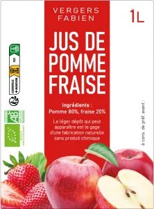 étiquette adhésive jus de pomme E1365-1