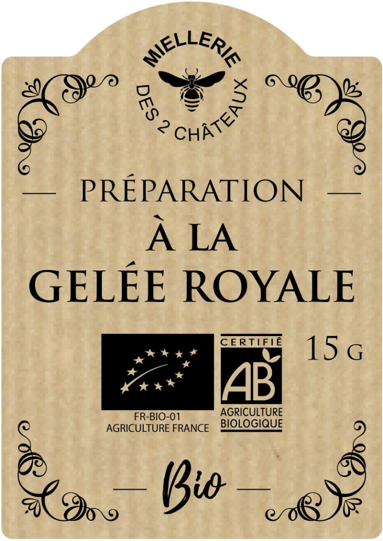 étiquette adhésive gelée royale E896