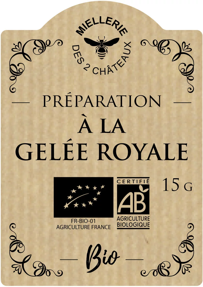 étiquette adhésive gelée royale E896