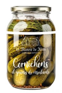 étiquette adhésive cornichon E1020-1