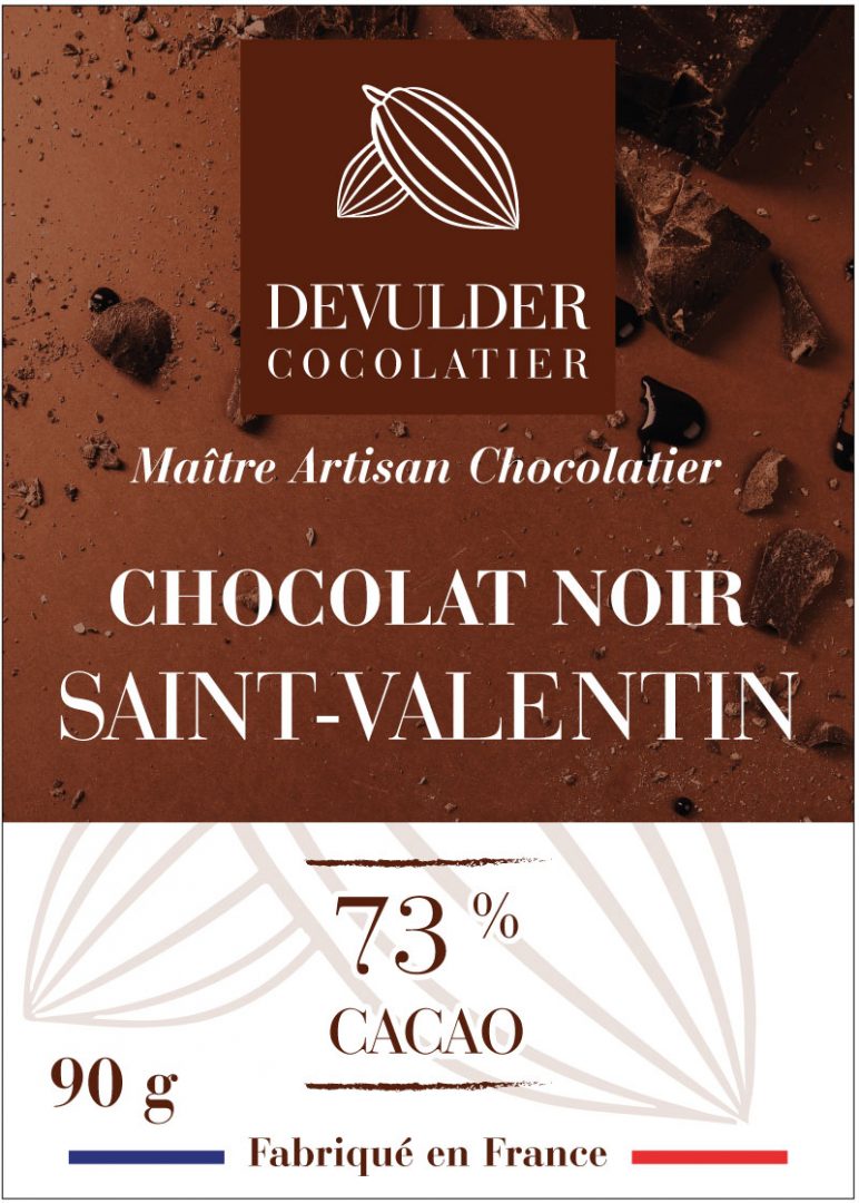 étiquette adhésive chocolat E1136-4