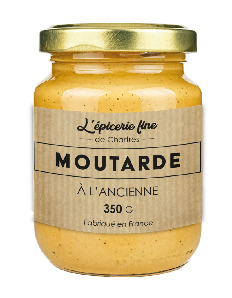 Mautarde Étiquette adhésive moutarde E1246 sur mesure | Rubaco