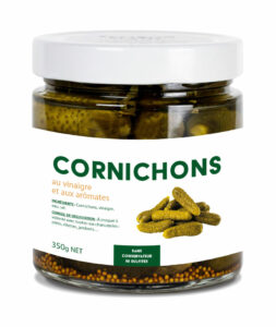 étiquette adhésive cornichon E1458