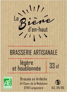 étiquette adhésive bière E1687