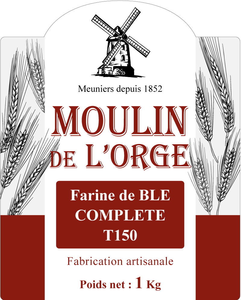 étiquette adhésive farine E1724