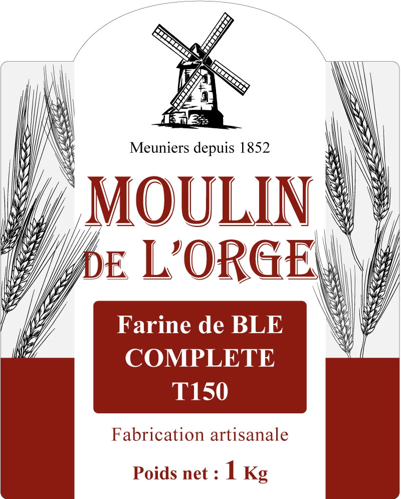 étiquette adhésive farine E1724
