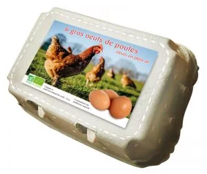 étiquette adhésive œufs E1949