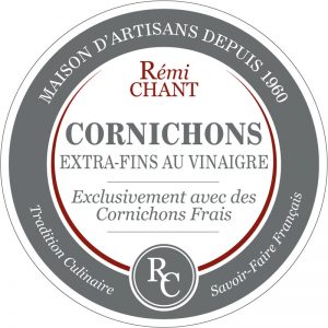 étiquette adhésive cornichon E715-1