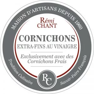 étiquette adhésive cornichon E715-1