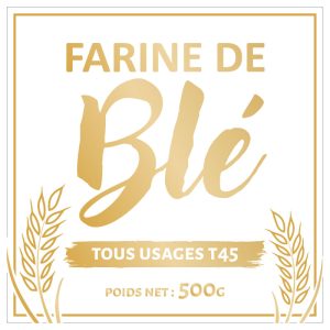 étiquette adhésive farine E1286-1