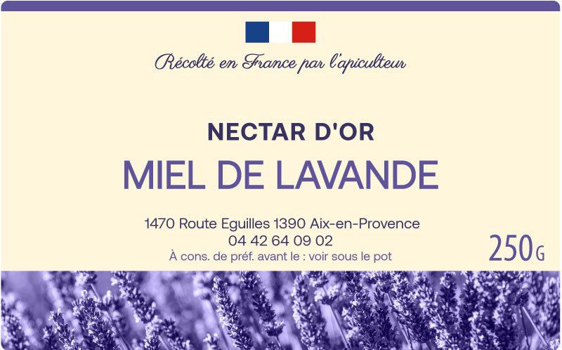 étiquette adhésive apiculteur E1020-2