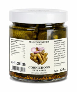 étiquette adhésive cornichons E1246-1