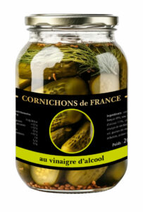 étiquette adhésive cornichons E1453-2