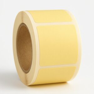 Rouleau de 500 étiquettes personnalisées - carré