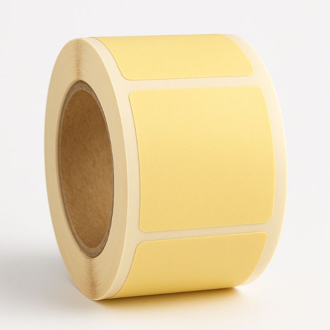 Rubaco-rouleau étiquette autocollante carré