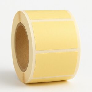 Rouleau de 500 étiquettes rectangulaires personnalisées