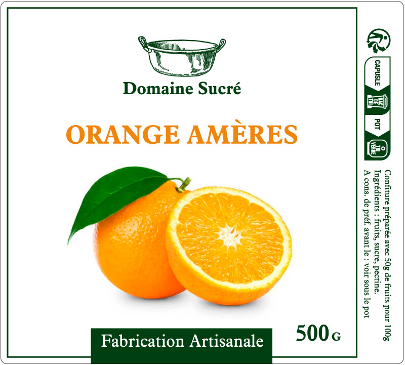 étiquette adhésive confiture E1155