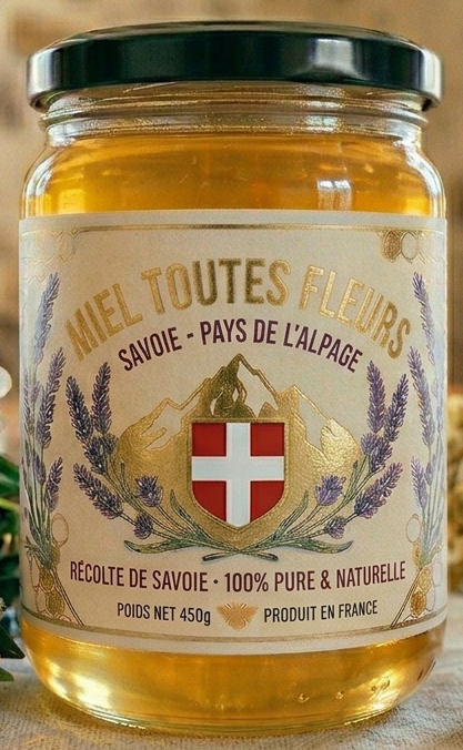 étiquette miel toutes fleurs E284